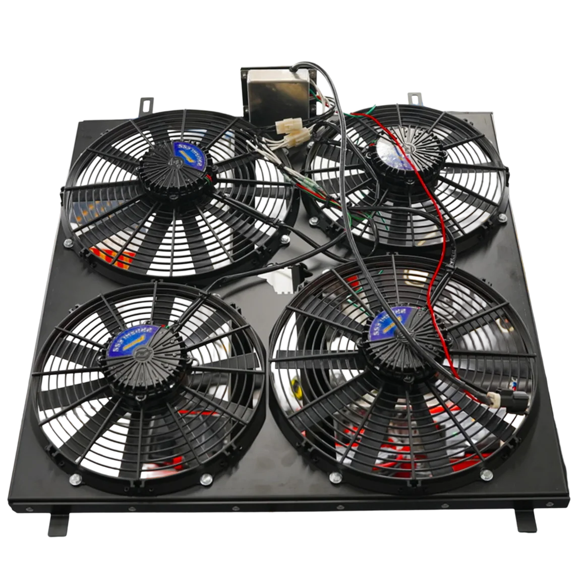 Blessed Performance Direct-Fit Quad Electric Fan Kit - 6.0 Powerstroke (2003-2007)