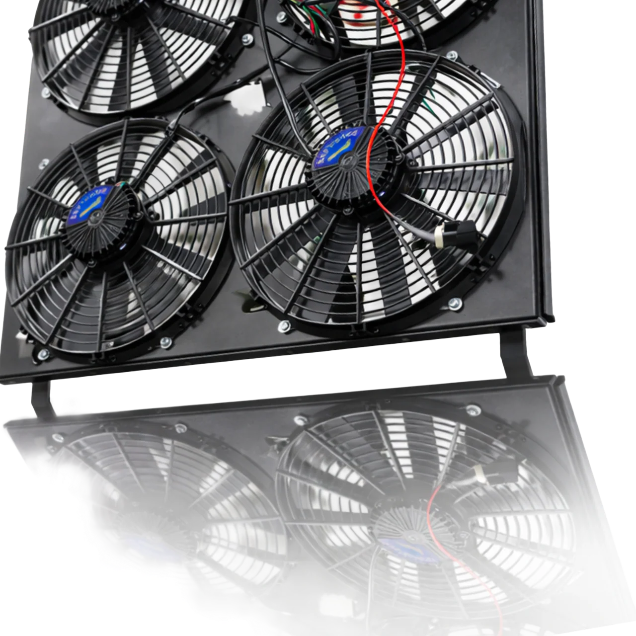 Blessed Performance Direct-Fit Quad Electric Fan Kit - 6.0 Powerstroke (2003-2007) - Image 2