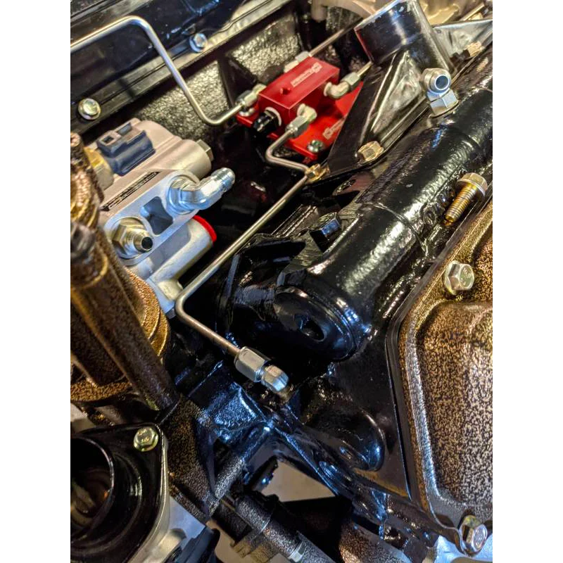 CNC Fabrication 4-Line Feed Valley Mount Fuel Line Kit - 7.3 Powerstroke (E99) - Image 4